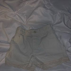 Cream colored shorts